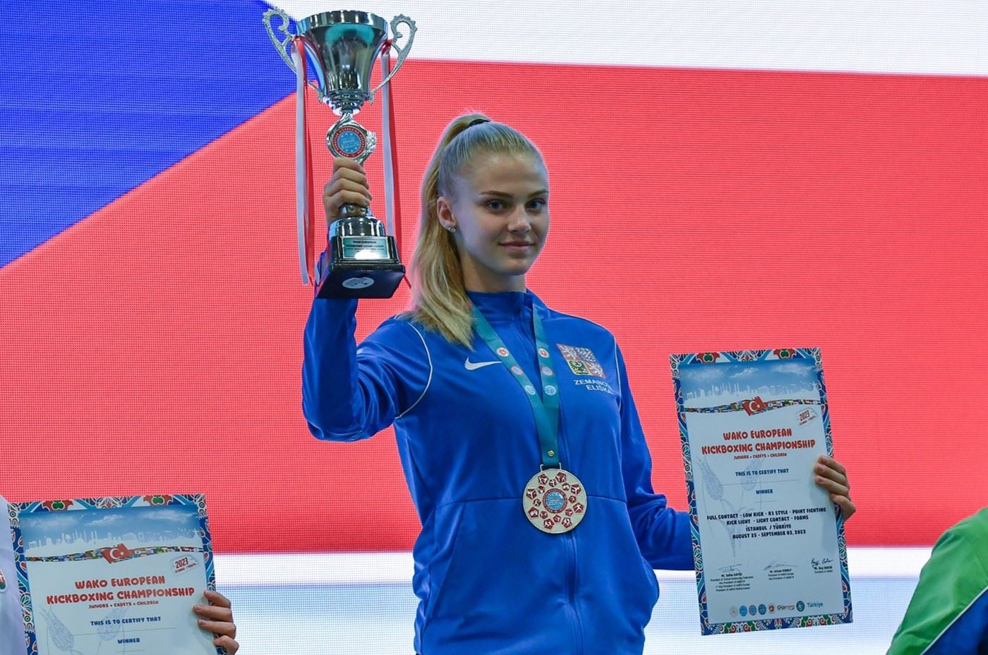 Eliška Zemanová vybojovala tři zlaté medaile na ME.